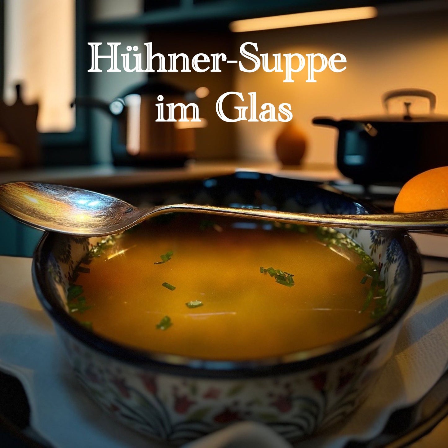 Kräftige Hühner-Suppe im Glas, 410 ml